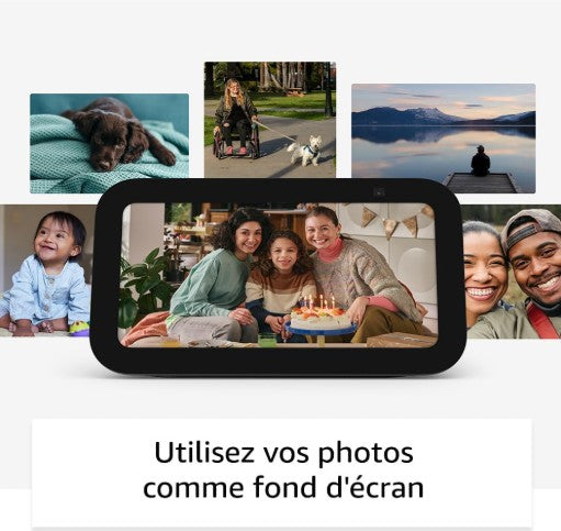 Alexa Echo Show 5 "Nouvelle génération" | Écran tactile connecté et caméra 2 MP | Commande vocal pour le contrôle de votre maison connectée