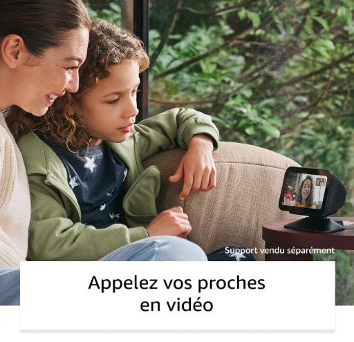 Alexa Echo Show 5 "Nouvelle génération" | Écran tactile connecté et caméra 2 MP | Commande vocal pour le contrôle de votre maison connectée