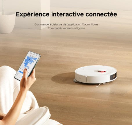 Aspirateur Robot Laveur / XIAOMI X20 / Serpillières Relevables 6000 Pa | Navigation LDS, Auto-nettoyage, Séchage et vidage automatique