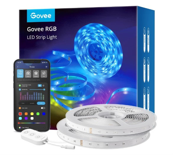 Ruban LED 10M Govee / Commande vocale et a distance / Compatible Alexa et Google Home