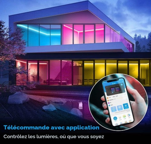 Ruban LED 10M Govee / Commande vocale et a distance / Compatible Alexa et Google Home