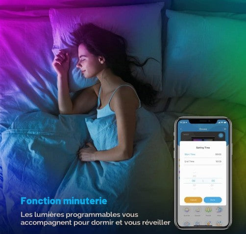 Ruban LED 10M Govee / Commande vocale et a distance / Compatible Alexa et Google Home