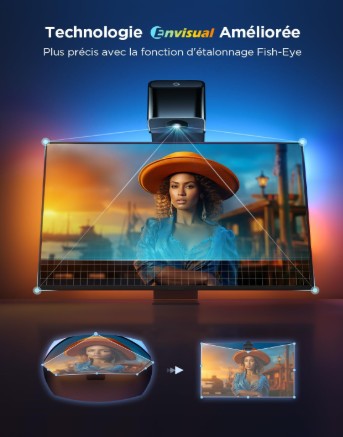 Smart Ruban LED 3,8m Govee | Rétroéclairage LED Wifi avec Caméra | Compatible avec Alexa et Google Assistant