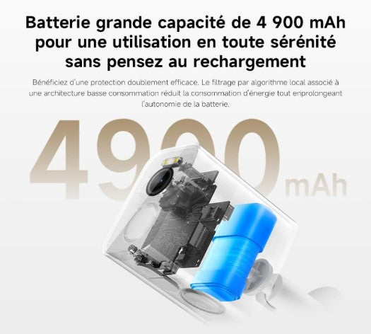 Caméra Extérieure Connectée / Xiaomi mi Home / Qualité 2K Détection de mouvement / Compatible avec Alexa et Google home