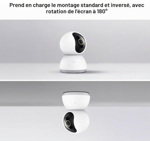 Caméra Xiaomi 360° | Caméra de Surveillance Vision Nocturne 2K | Détection Humaine Intelligente avec IA | Wi Fi sans fil smart IP 1080p