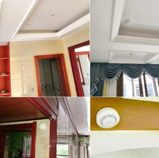 Détecteur de Fumée / Xiaomi Smart Home / Batterie lithium et Wifi Sans Fil / Compatible Alexa et google home