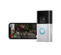 Vidéophone Ring / Sonnette sans fil avec caméra vidéo HD 1080p / Détection de mouvements / Compatible Alexa et google home